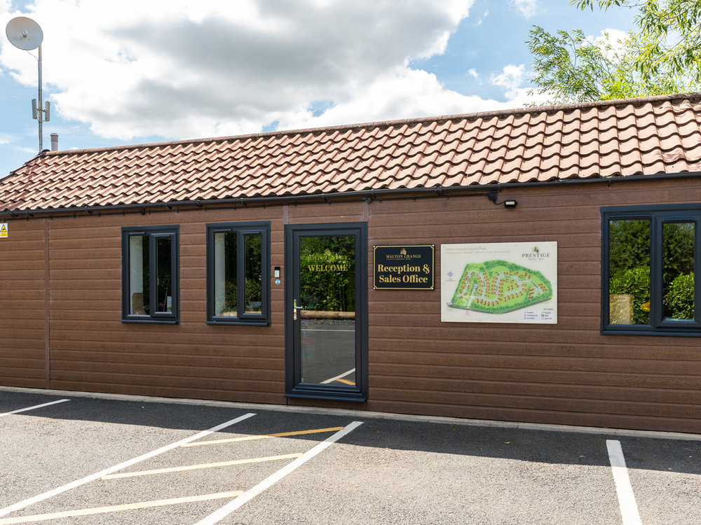 Park reception at Malton Grange Country Park