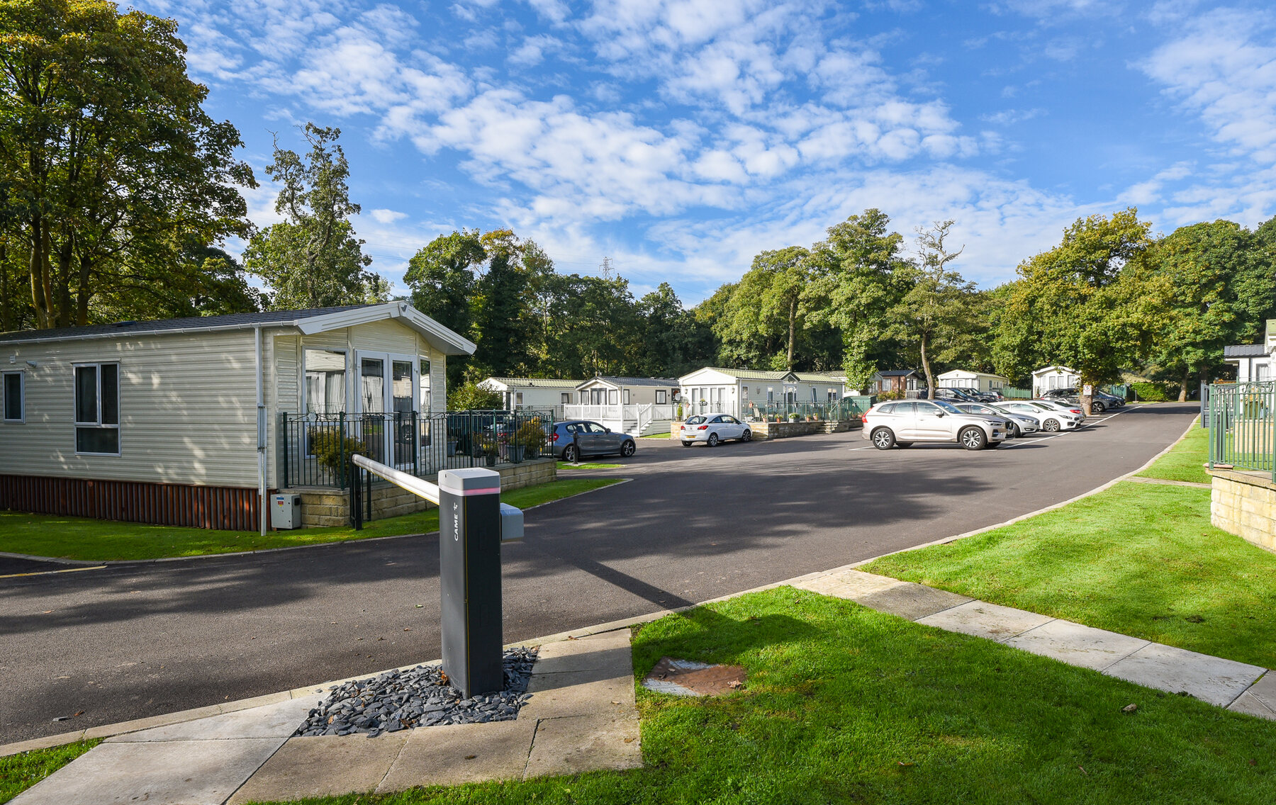 Landscaped lodge park
